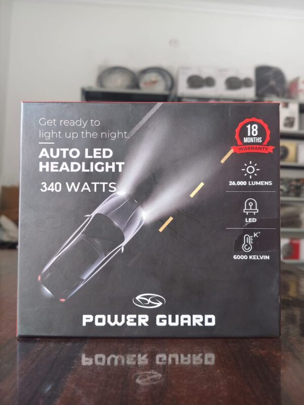 Power Guard 340W LED Car Headlight - 9005/HB3